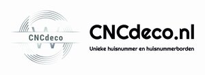 Logo Huisnummerbord RVS-look & losse huisnummers – CNCdeco